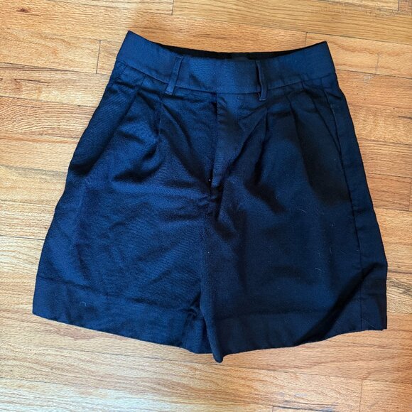 Banana Republic Black Wool Tailored Shorts - Picture 1 of 7